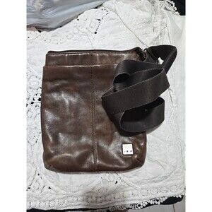 Knomo London Scala Crossbody Travel Bag Brown Quilted Genuine Leather K732926